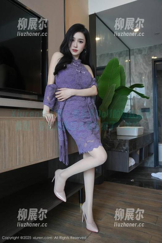 Xiuren秀人网-养乐多Doll Xiuren秀人网 - 养乐多Doll的豹纹高清套图,轻松把我口水看出来了,哈哈!
