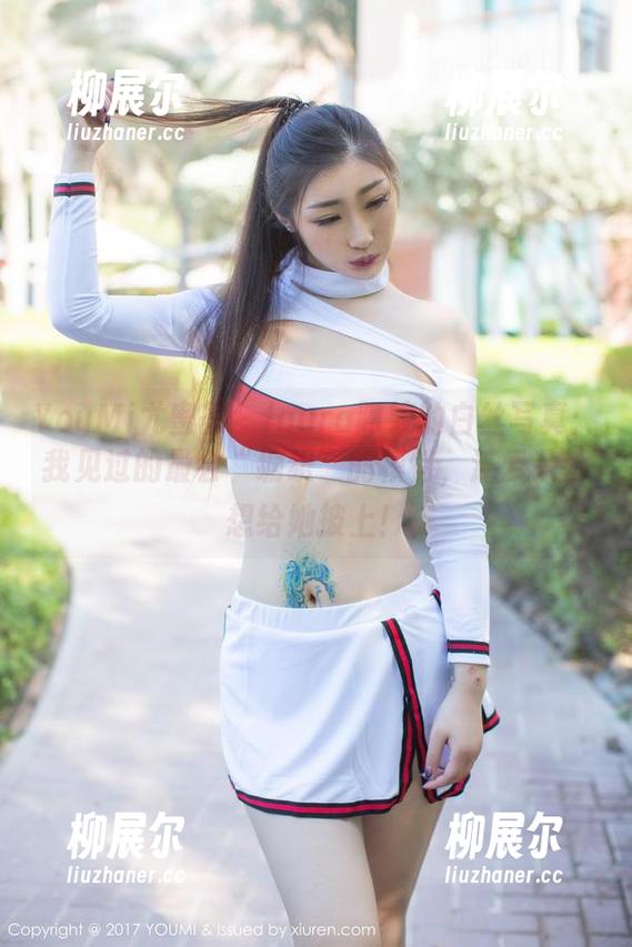 YouMi尤蜜荟 - laura阿姣的白丝写真：我见过的最会“编织”的模特，连云朵都想给她披上！