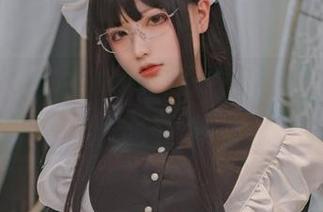 起起子vvvv的黑色透明女仆作品，毫不遮掩的无圣光设计。